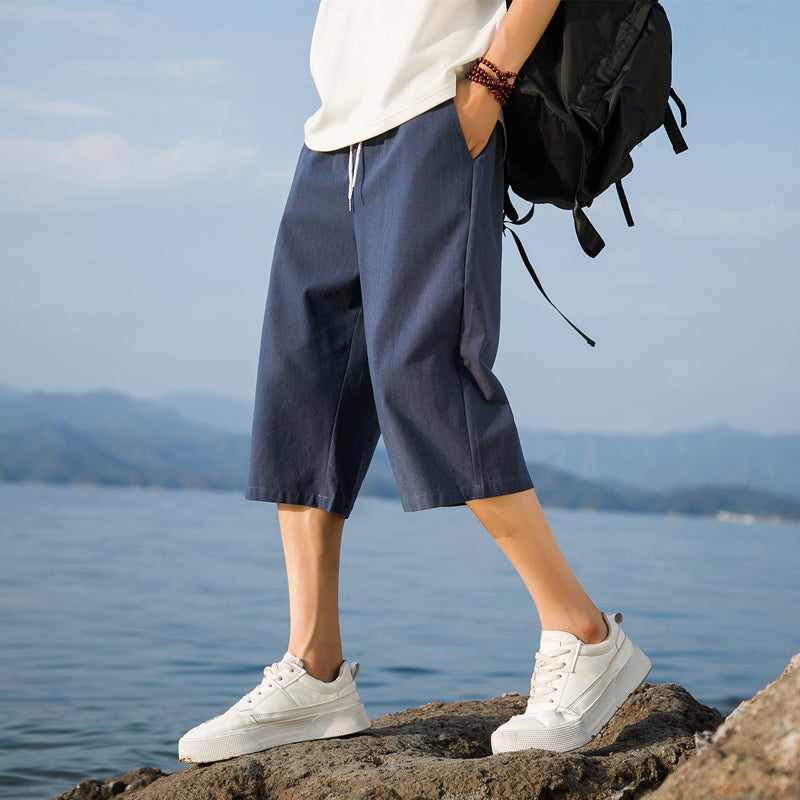 Nelson - Pantaloni Scurți Eleganți Din Bumbac Si în
