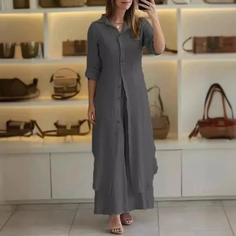 Annick - Linen Două Piese Setează