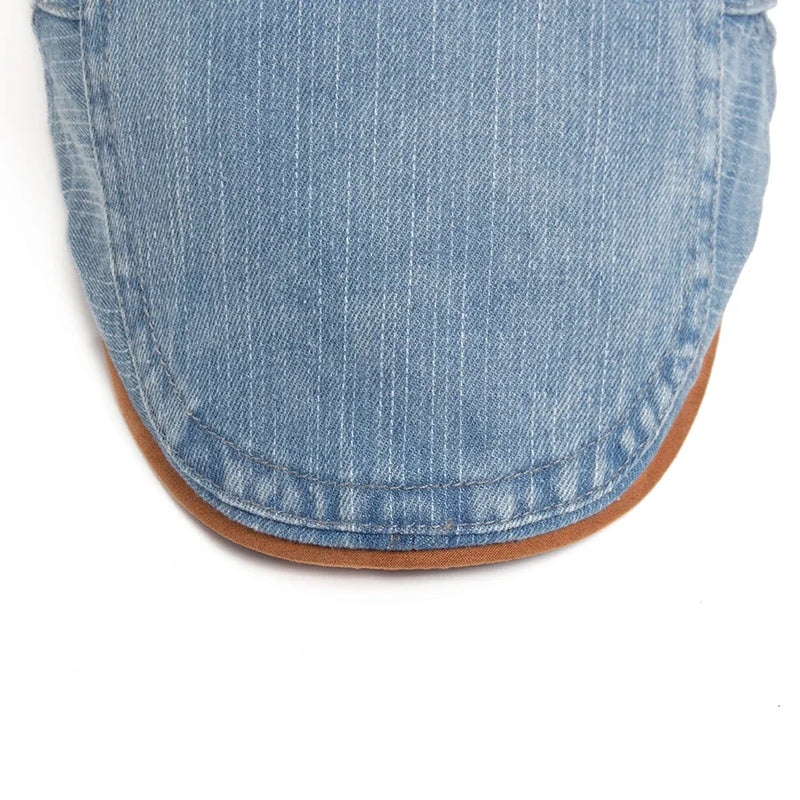 Mullins - Șapcă Plată din Denim | 1+1 Gratis