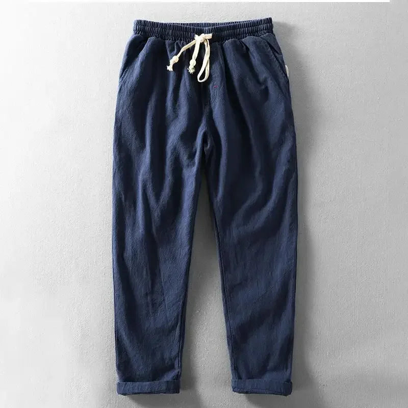 Clarke - Pantaloni Casual Din In Cu șnur La Talie