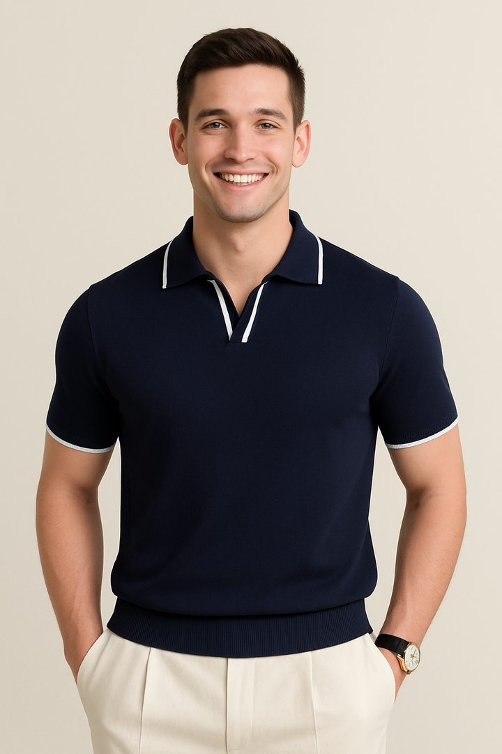 Gorazd - Tricou Polo Din Tricotaj Respirabil