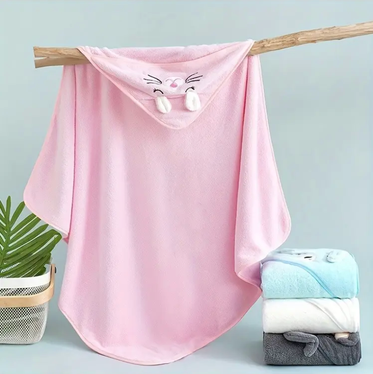 TinyTowel - Prosop Moale și Absorbant Pentru Baia Bebelușului