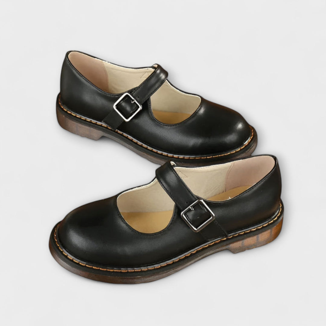 Yolanda - Pantofi Eleganți Din Piele Cu Baretă