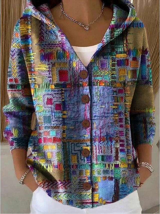 Shaharit - Cardigan Elegant și Confortabil Cu Nasturi