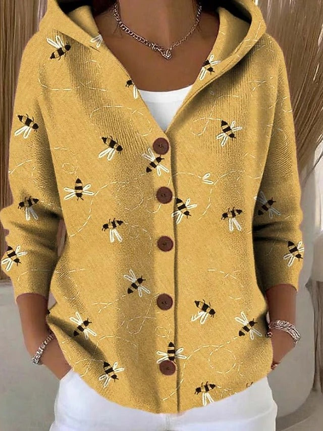 Shaharit - Cardigan Elegant și Confortabil Cu Nasturi