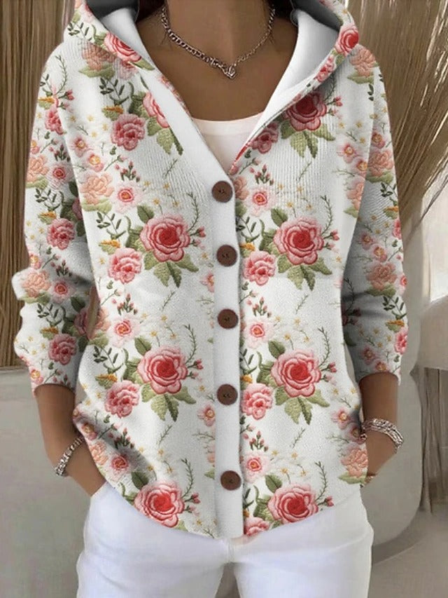 Shaharit - Cardigan Elegant și Confortabil Cu Nasturi