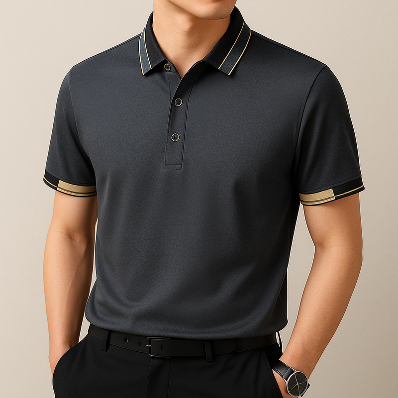 Ardalion - Tricou Polo Cu Finisaje Contrastante