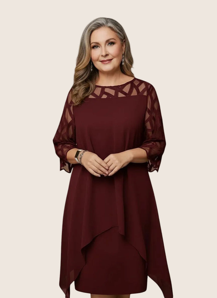Madumali - Rochie Midi Elegantă și Confortabilă