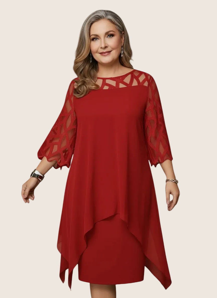 Madumali - Rochie Midi Elegantă și Confortabilă