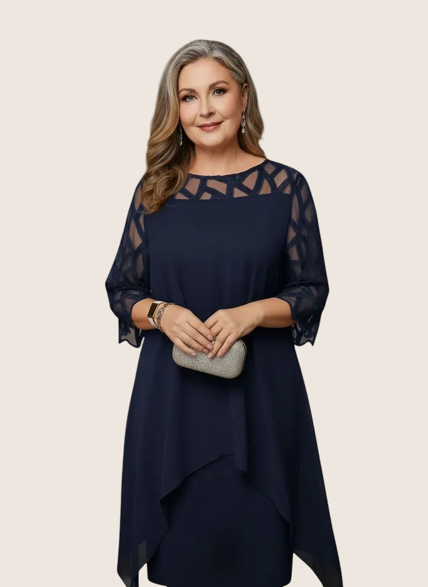 Madumali - Rochie Midi Elegantă și Confortabilă
