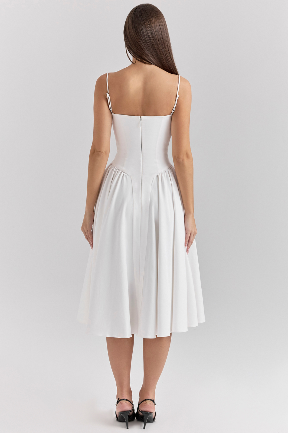 Maissa - Rochie midi Elegantă Fără Mâneci