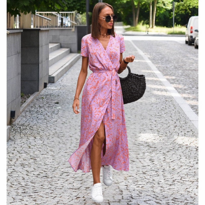 Theresita - Rochie De Vară Cu Flori