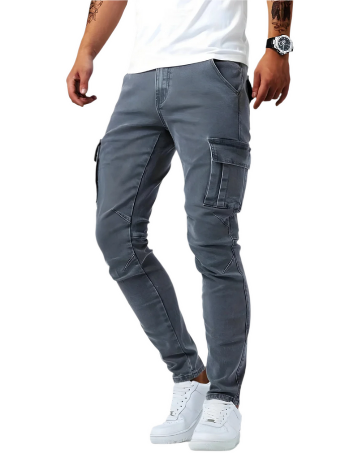 Gusman - Pantaloni Cargo Elastici