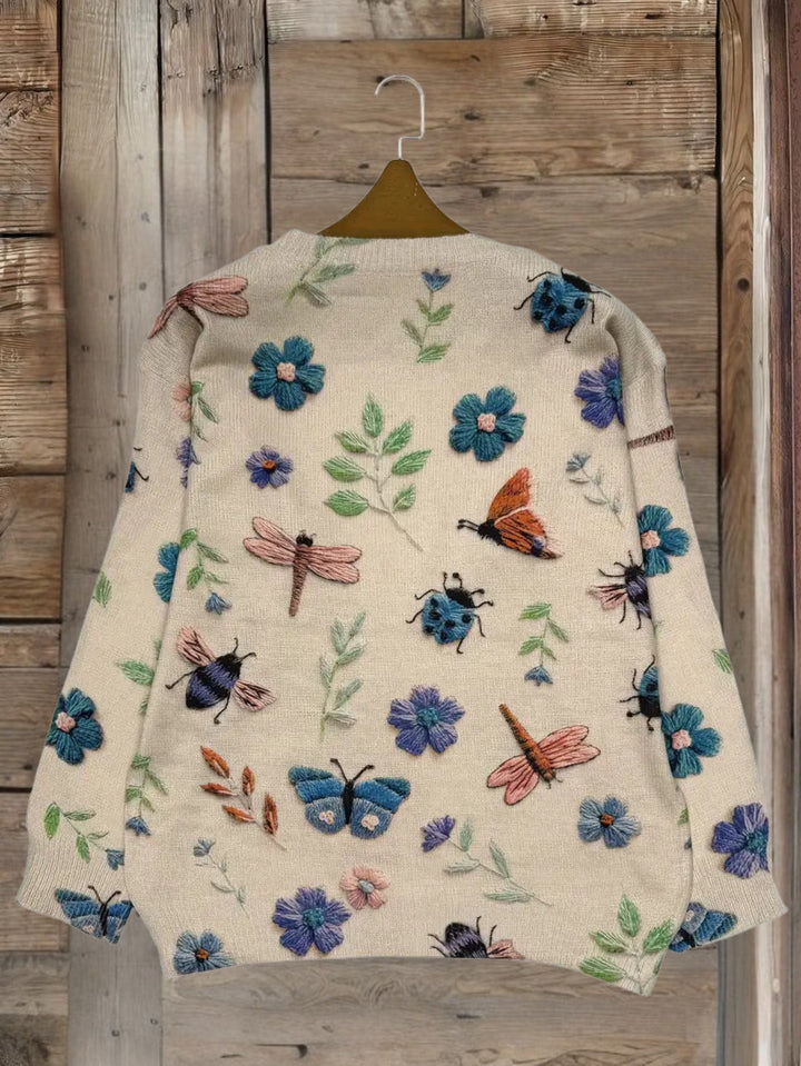 Dorenda - Pulover Tricotat Casual Cu Mâneci Lungi