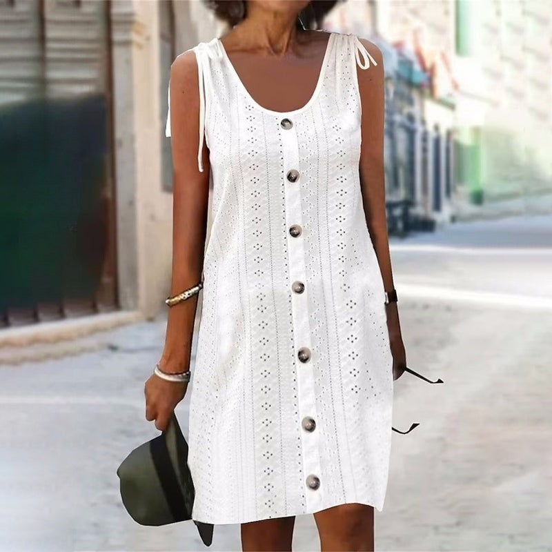 Dinya – Rochie Tricotată Fără Mâneci
