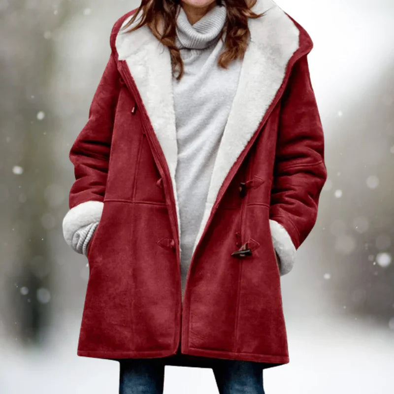 Adelaida - Palton Cald și Elegant Din Fleece