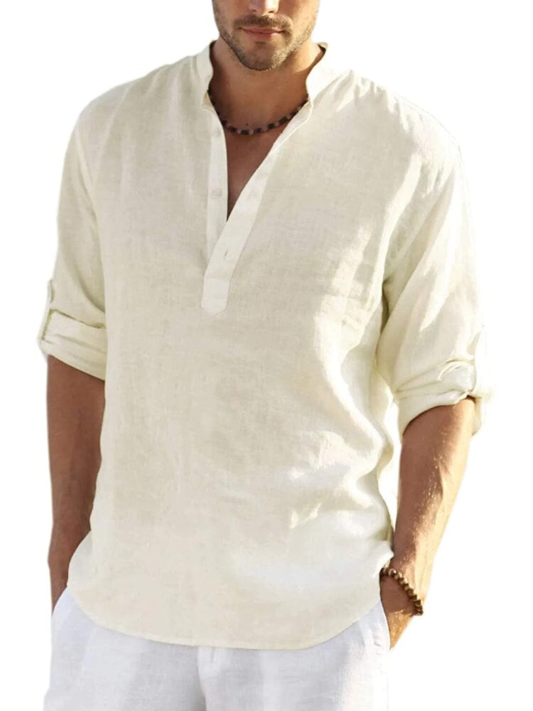 Panika - Camicia in Cotone e Lino