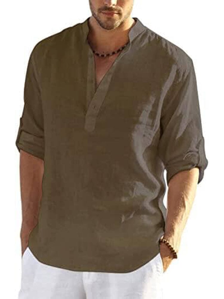 Panika - Camicia in Cotone e Lino