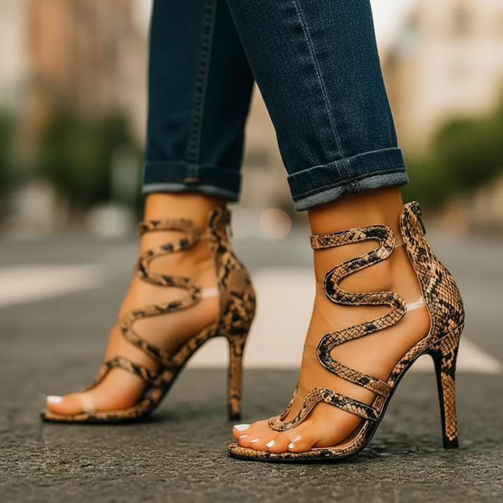 Nophia – Sandale Elegante Cu Toc înalt