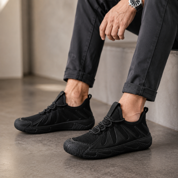 Linmark – Adidași Cu Șireturi Din Plasă Respirabilă