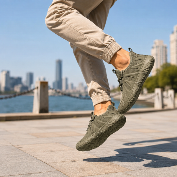 Linmark – Adidași Cu Șireturi Din Plasă Respirabilă