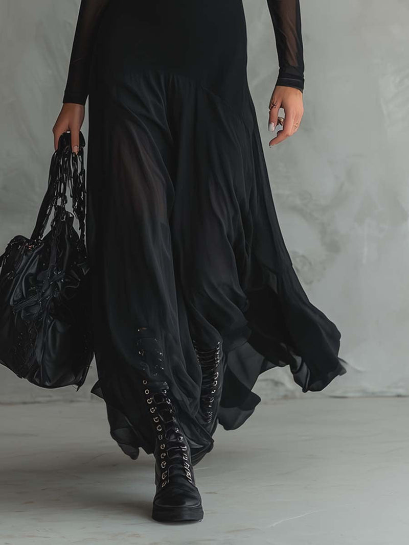 Yazmin - Rochie Maxi Largă