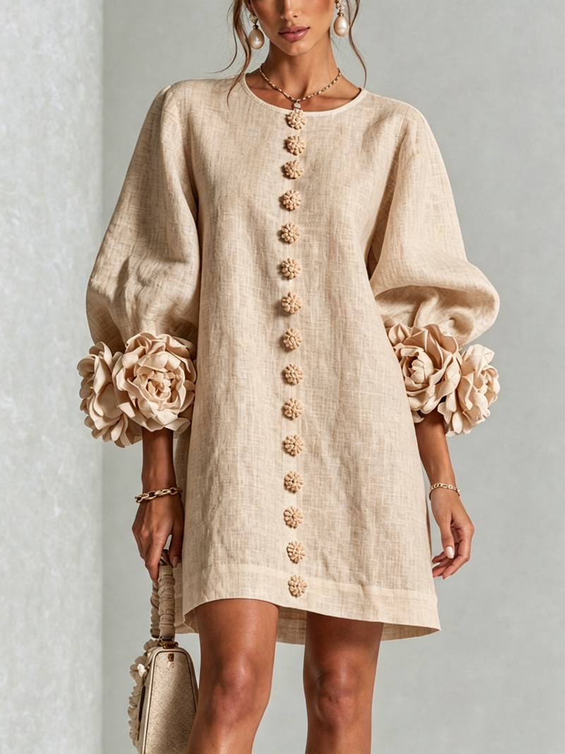 Hinan - Rochie Mini Cu Imprimeu Floral