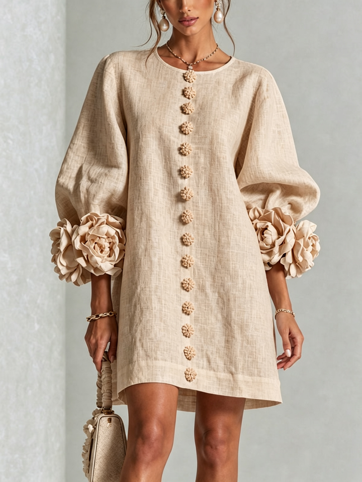 Hinan - Rochie Mini Cu Imprimeu Floral