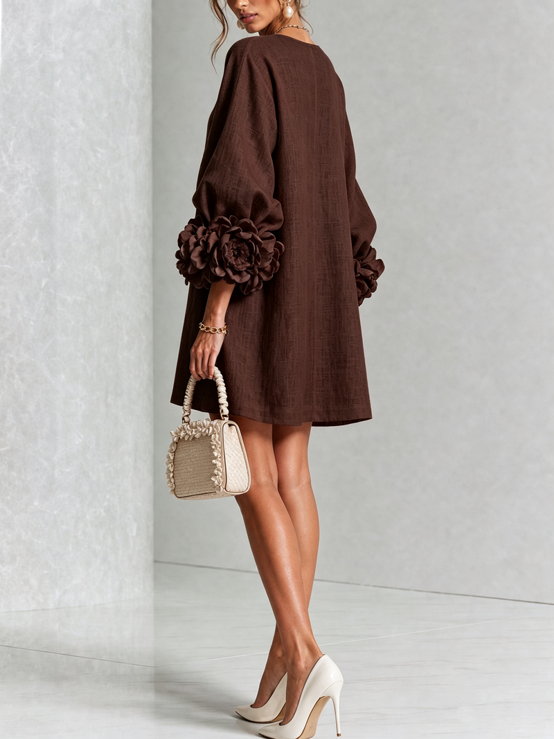 Hinan - Rochie Mini Cu Imprimeu Floral