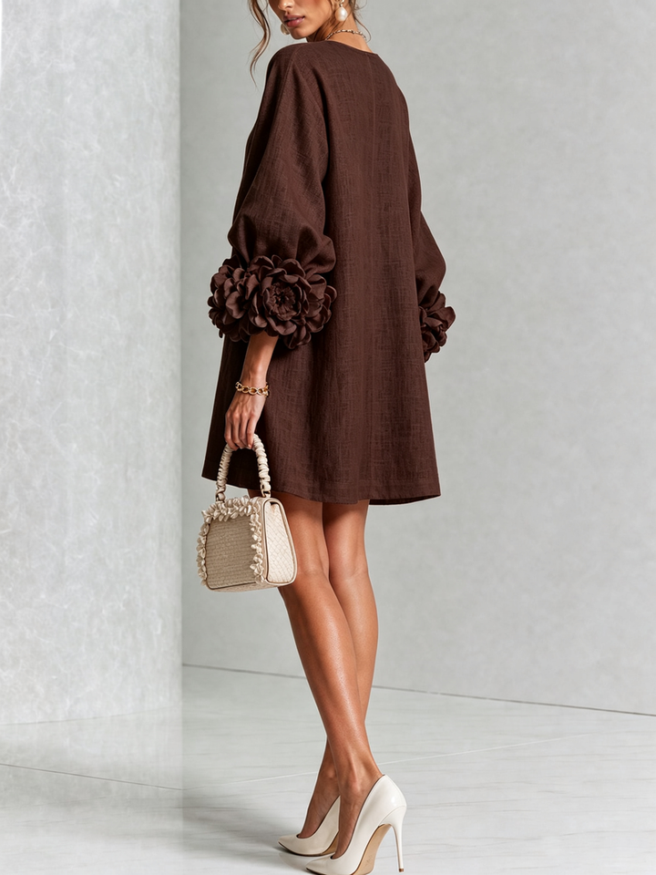 Hinan - Rochie Mini Cu Imprimeu Floral