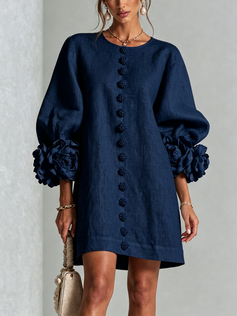Hinan - Rochie Mini Cu Imprimeu Floral