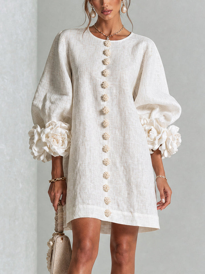 Hinan - Rochie Mini Cu Imprimeu Floral