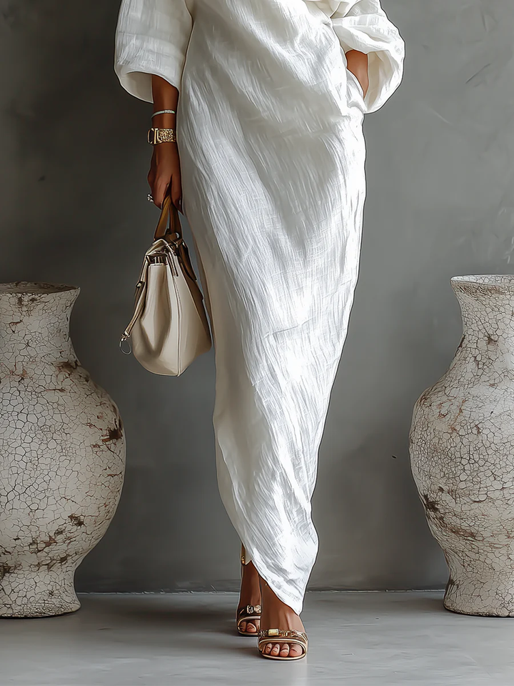 Zihara - Rochie elegantă asimetrică, fluidă