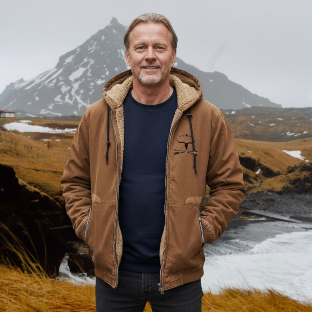 Zaliv - Jacheta Elegantă cu Glugă, Tip Hambar