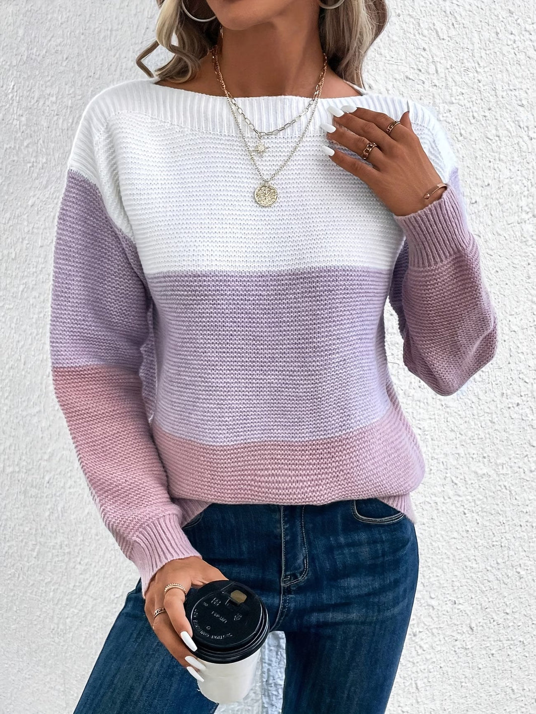 Faria – Pulover Elegant Cu Mâneci Lungi