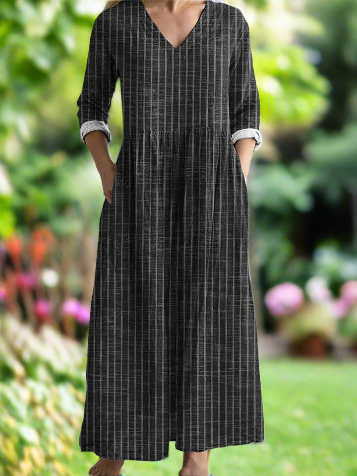 Gregoria - Rochie Casual Cu Dungi