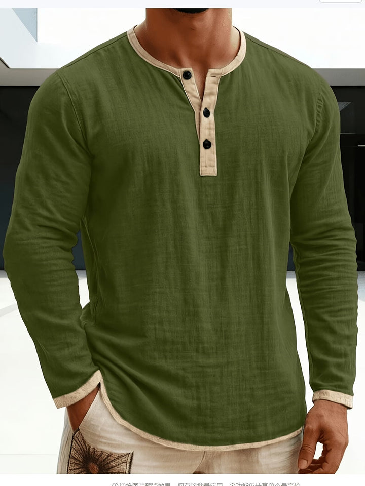 Alper - Long Sleeve Polo Shirt
