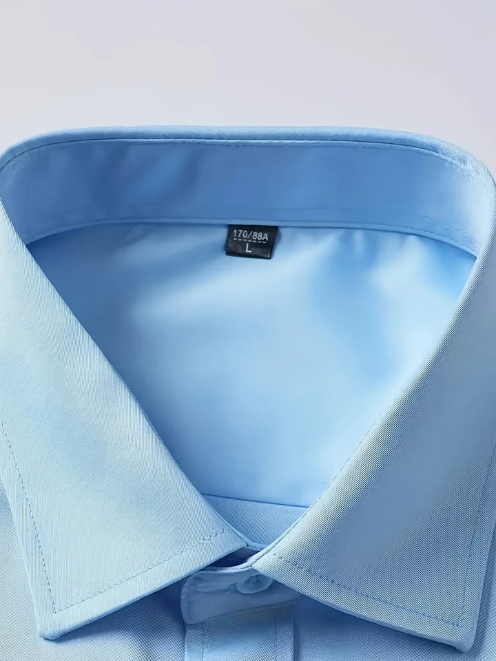Byron - Cămașă Elegantă Cu Mâneci Lungi și Nasturi
