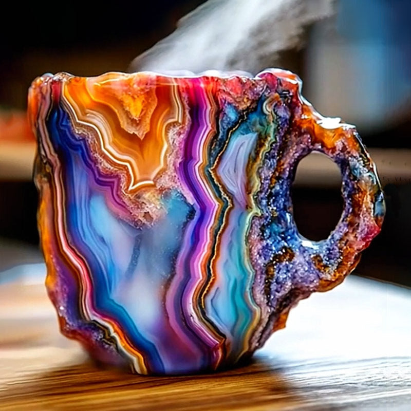 CrystalMug - Cani De Cafea Din Cristal Mineral