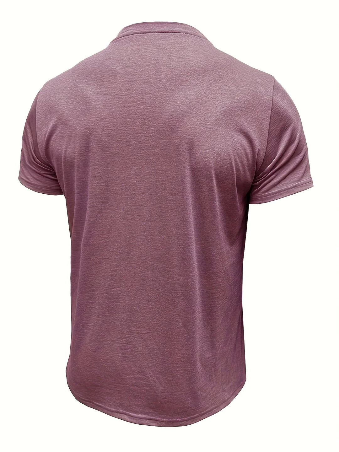 Saxon - Tricou Elegant Cu Guler Rotund și Buzunar