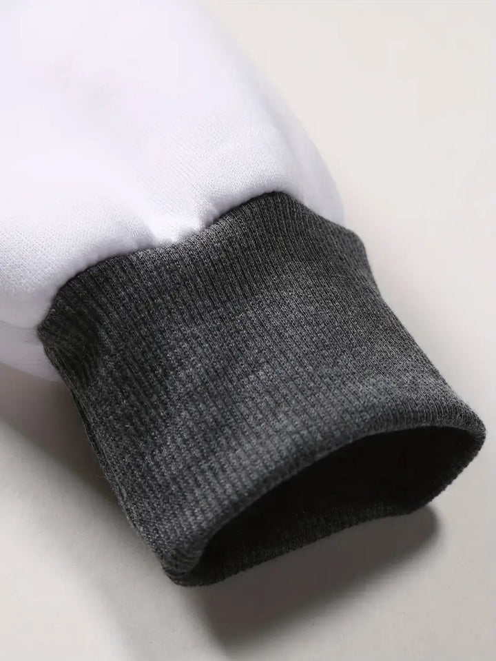 Blaine - Hanorac Elegant Cu Dungi Contrastante