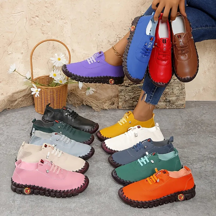Hilga – Adidași cu șireturi și Talpă Flexibilă