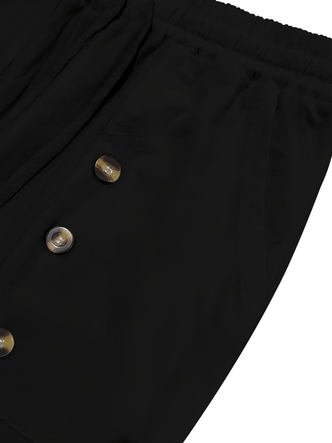 Beslan - Pantaloni Eleganți Cu Croi Drept Si Nasturi Aurii