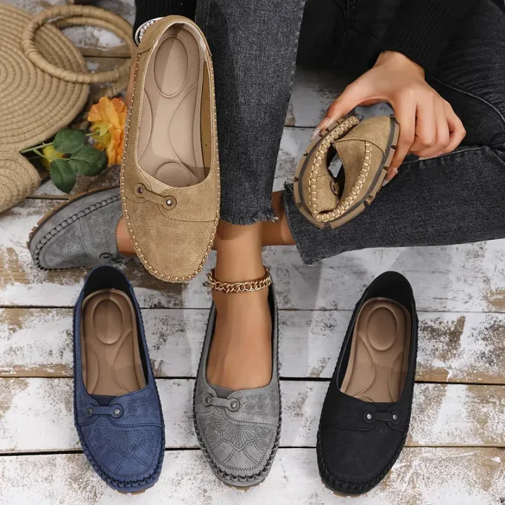 Rumina - Pantofi Casual Din Piele Antiderapantă