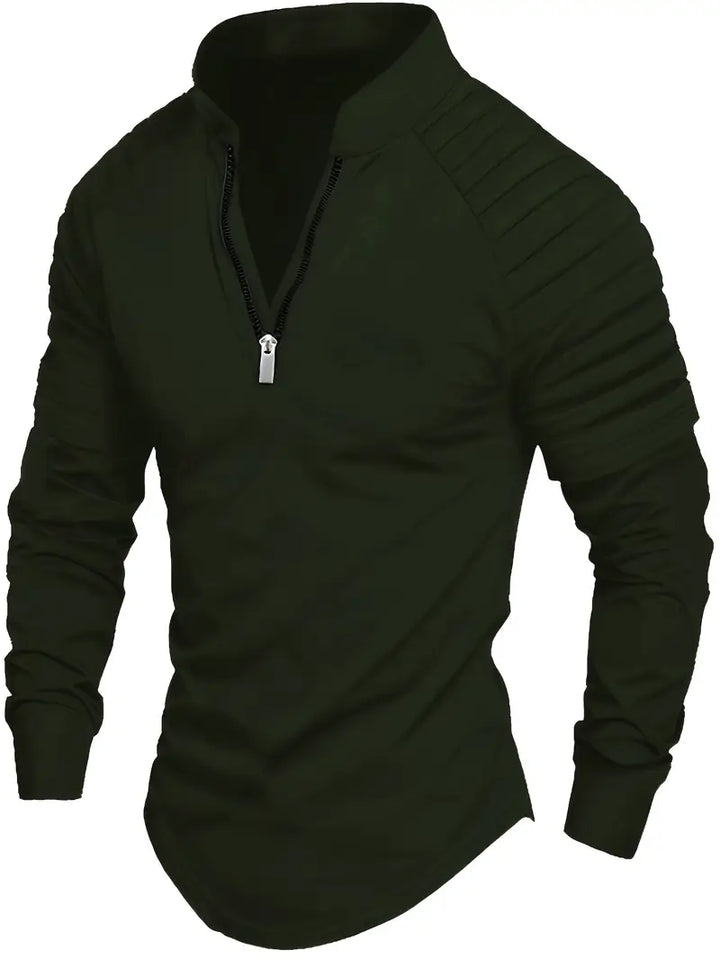 Linwood  - Tricou Polo Cu Mânecă Lungă și Fermoar
