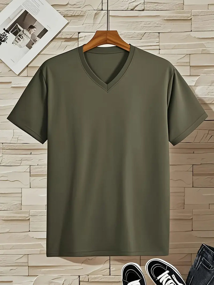 Fraga - Tricou Elegant Cu Mâneci Scurte