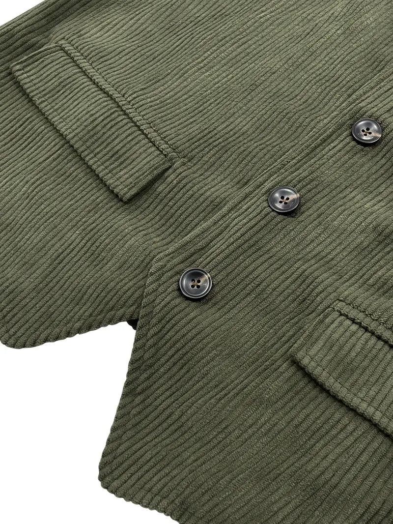 Fergus - Vestă Elegantă Din Catifea