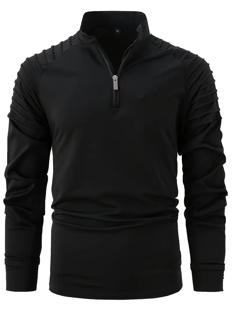 Linwood  - Tricou Polo Cu Mânecă Lungă și Fermoar