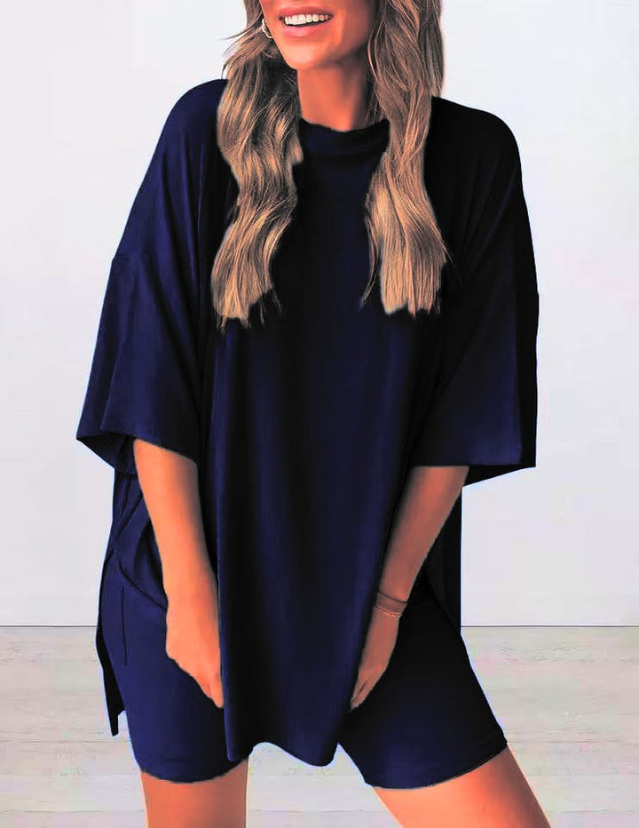 Rikke - Mâneci Scurte Două Piese Set