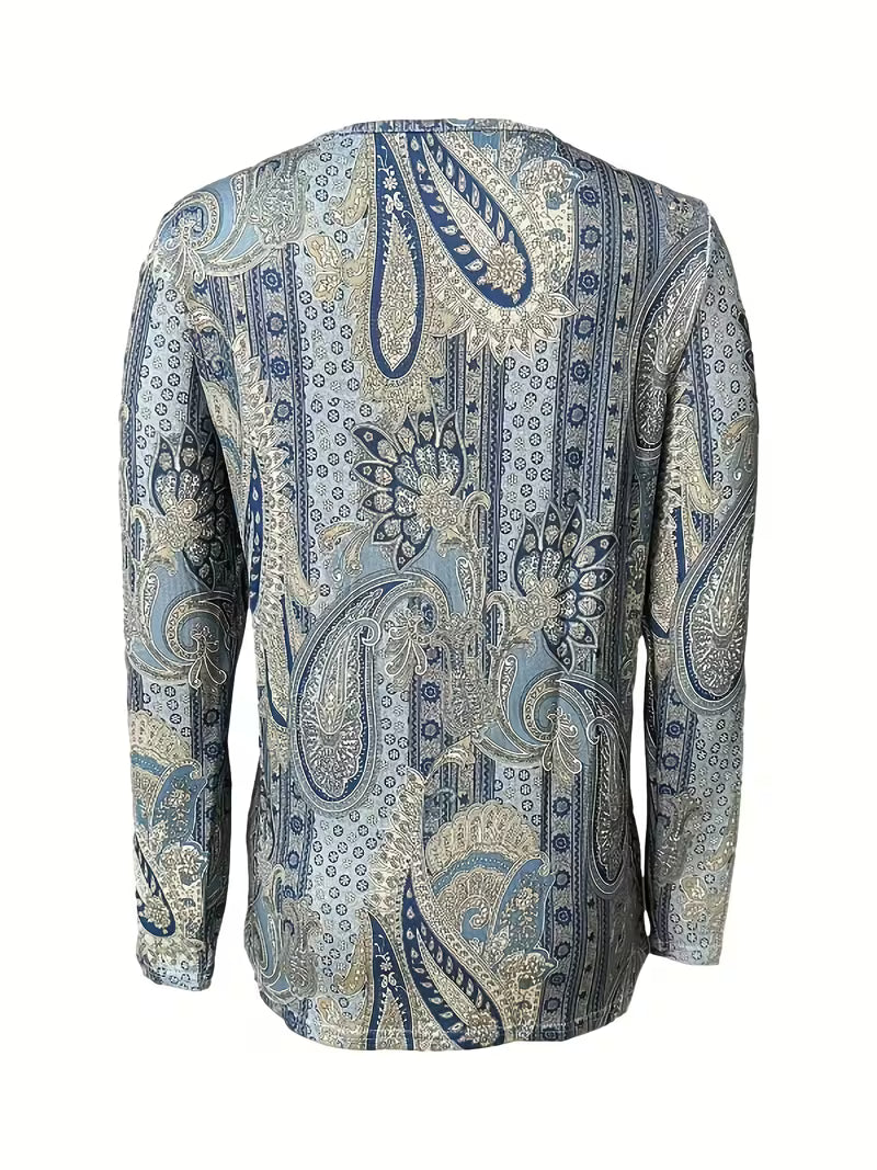 Vinja – Bluză Cu Guler Tip Guler-Capotă Și Imprimeu Paisley